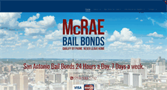 Desktop Screenshot of mcraebailbonds.com